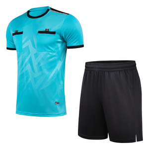 Volwassen Voetbal Scheidsrechter Stelt Mannen Professionele Ademende Voetbal Scheidsrechter Uniform Voetbal Scheidsrechter Jersey - Product Image 4