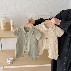 Tutina Estiva Casual con Tasche per Neonati e Bambini, <span class=keywords><strong>100</strong></span>% Cotone, Personalizzabile ODM - Product Image 2
