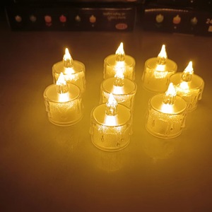 Creative 3Dเปลวไฟจริงเทียน<span class=keywords><strong>LED</strong></span>ส่องสว่างโปร่งใสPVC FlamelessบรรยากาศTear Lightเทียนสําหรับงานแต่งงานตกแต่งโรแมนติก - Product Image 4