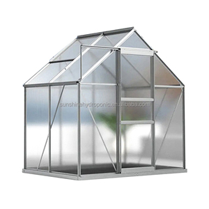 Kit de serre en polycarbonate robuste serre écologique en aluminium avec assemblage facile pour les plantes <span class=keywords><strong>d</strong></span>'<span class=keywords><strong>hiver</strong></span> à l'extérieur - Product Image 1