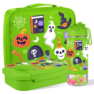 Mini boîte à lunch Bento avec bouteille d'eau pour l'école <span class=keywords><strong>maternelle</strong></span> enfants filles garçons Snack Sandwich conteneur alimentaire - Product Image 1