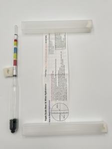 Hidrómetro de alcohol con tarro de prueba de plástico y cepillo - Product Image 3