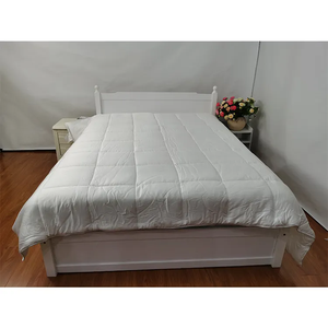 Bán Buôn Đơn Giản Trắng Bông Nhung Chăn Với Bông Bông Mềm Có Thể Giặt Cho Gia Đình Hoàn Hảo Chi Phí Giải Pháp - Product Image 3