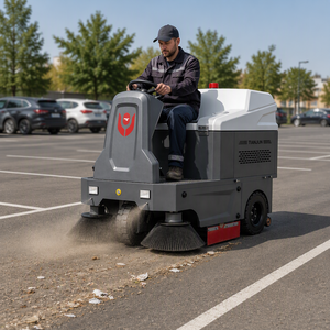 เครื่องกวาดพื้นไฟฟ้าแบบนั่งขับ CleanHorse M3 ความกว้างการกวาด 1400 มม. สำหรับงานนิทรรศการ สนามกีฬา และพื้นที่จัดงาน (<span class=keywords><strong>0</strong></span>-8 กม./ชม.) - Product Image 4