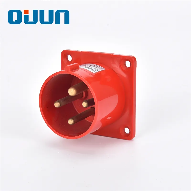 Latest Hot Selling Factory Mechanical and Electrical Equipment Industrial OEM Red Electrical Plug 16A Sonoff Smart Socket CE CCC