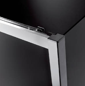 Panneaux muraux de <span class=keywords><strong>douche</strong></span> en verre trempé design moderne 6mm 8mm <span class=keywords><strong>avec</strong></span> cadre en aluminium <span class=keywords><strong>porte</strong></span> coulissante style ouvert pour salle de bain dans les hôtels - Product Image 2