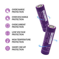 Baterai Lithium MU INR21700-MU40 21700 Full Tab 4000mAh 3.6V 70A High Rate Cell HK PL Stok untuk Paket Baterai DIY Peralatan Listrik