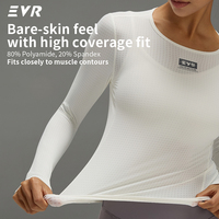 Vêtements de cyclisme pour le vélo de route, manches longues, couche de base, respirants, sans couture, haute élasticité, automne-hiver, fabrication OEM ODM