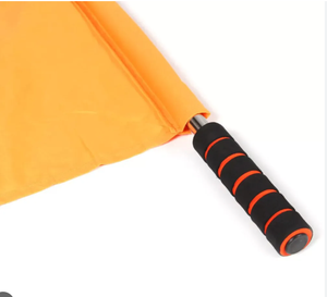 Drapeau d'arbitre électronique en polyester par sublimation, avec mât, pour l'extérieur, vente en gros, produit promotionnel, très demandé - Product Image 3