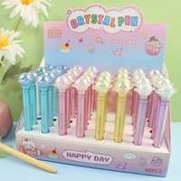 Stylo gel Kawaii mignon Laser Planet Space 0,5 mm Fabriqué à Yiwu
