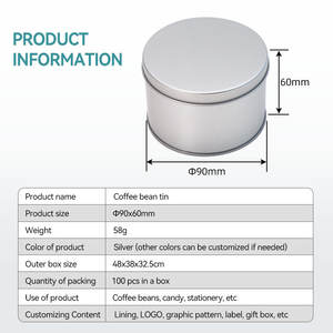 Yüksek kalite gıda sınıfı kalay konteyner altın geri dönüşümlü malzemeler parlak yüzey ofset baskılı pişirme şeker şeker için ambalaj kutusu - Product Image 2