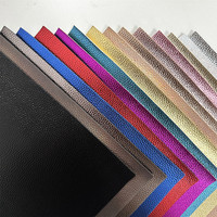 Cuir PU brillant nacré, résistant au vent, pour sacs, chaussures, bagages, accessoires, finition décorative, motif en simili cuir