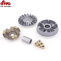 Set Pulley Kopling Motor Yamaha Nmax TW An125 Aluminium Gear Sand Blasted Variator Drive Tahan Lama Berkualitas Tinggi Baru