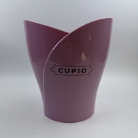 Seau à glace en plastique personnalisé en forme de cœur pour champagne, bière, vin, boissons, glaçons, bol refroidisseur