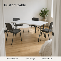 Mobilier scolaire, usine certifiée ISO, table et chaises pliantes robustes pour la location de mariages et d'événements