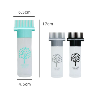 Flacon distributeur d'huile et de crème à motif <span class=keywords><strong>arbre</strong></span> avec tête de peigne, <span class=keywords><strong>Rose</strong></span> rouge, <span class=keywords><strong>Rose</strong></span>, Noir, Violet, Bleu - Product Image 2