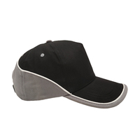 Casquette de baseball sportive vierge multi-panneaux style hip-hop avec logo brodé personnalisé et passepoil pour personnalisation en gros