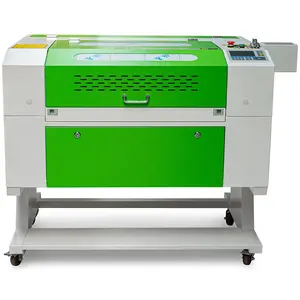 Mesin pemotong Laser CNC dan mesin pemotong Laser Co2 yang mudah digunakan produsen 5070 100W untuk kayu kayu lapis non-logam