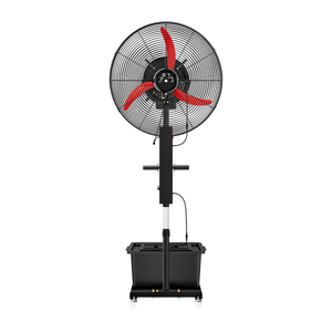 Hot Bán 30-Inch Công Nghiệp Không Khí Sương Mù Tạo Độ Ẩm Phun <span class=keywords><strong>Fan</strong></span> Hâm Mộ Sàn Điện Đứng Nước Làm Mát <span class=keywords><strong>Fan</strong></span> Đối Ngoài Trời Xe RV Kim Loại - Product Image 6