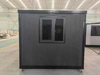 Maison mobile préfabriquée à double aile extensible de 10 pieds, maison modulaire pliable en conteneur