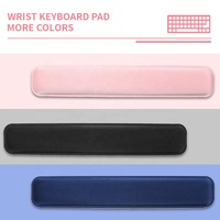 Tapis de clavier de style gamer, tapis de bureau, couleur unie, tapis de bureau mignon, tapis de souris en mousse à mémoire de forme antidérapant, tapis de bureau pour PC en stock pour le bureau et la maison
