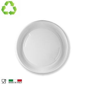 Piatti per Zuppa Biodegradabili Bianchi, Diametro 21 Cm, Piatti Compostabili Usa e Getta, 24 Confezioni da 24 Pezzi - Product Image 3