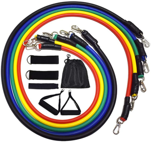 Dây Kháng Lực Tập Thể Dục Tốt Nhất Bộ 11 Chiếc, Dây Kháng Lực Tập Thể Dục Tại Nhà Dây Kéo Co Giãn Tập Thể Dục Để Tập Luyện Sức Mạnh Trong Nhà - Product Image 5