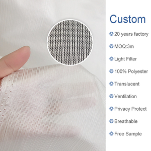 Sheer fabric White Flower Lace Luxury Floral Transparent Polyester sheer mesh tulle fabric material - Product Image 3