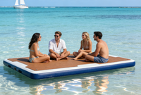 Plateforme de quai gonflable de qualité supérieure Spatium, quai flottant, plateforme aquatique portable, plateforme de quai, tapis aquatique gonflable