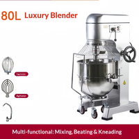 Batteur Mélangeur Industriel Commercial 10L 20L 30L 60L 80L pour Cuisine, Robot Pâtissier Planétaire pour Pâtes, Pains et Gâteaux