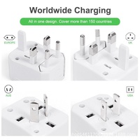 993 Global Universal Travel Plug Converter Netzteil anschlüsse British European American Regulations Conversion Plug Adapter