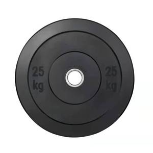 Placa de levantamiento de pesas para gimnasio, placa de parachoques, placas de goma con <span class=keywords><strong>cemento</strong></span> interior - Product Image 3