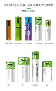 Best Selling Rechargeable 9V Lithium <strong>Batteries</strong> 650 MAH Ni-Mh Type-C <strong>Charge</strong> <strong>Battery</strong> <strong>2</strong> 4 Pack Set With Type-C Port