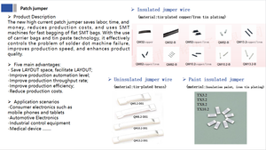QM13.2-D01 yüksek akım 12A SMT Jumper 0 <span class=keywords><strong>Ohm</strong></span> direnç/devre Jumper elektronik bileşenler - Product Image 2