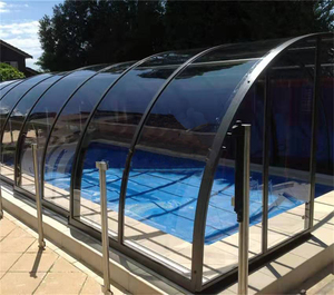 Cubierta de piscina eléctrica telescópica de diseño - Product Image 6