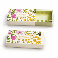 Caja de Regalo Reciclable con Cajón, Embalaje de Papel Sostenible con Diseño de Bajo Contenido Plástico, Cumple con la Normativa EU PPWR, para Venta Minorista de Belleza y Joyería