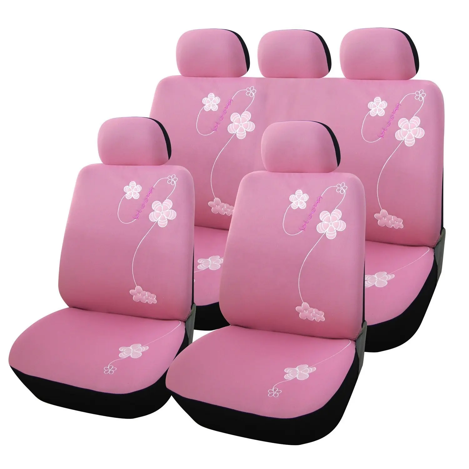 Winter Warm Comfortable Girly Pink full car seat cover