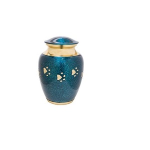 Urnes funéraires européennes en aluminium pour cendres humaines et animales, style souvenir, pour extérieur, finition personnalisée, capacité 200 pouces cubes - Product Image 1