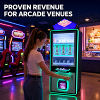 Lucky Spin Prize Machine Triple Seven Machine Jeux d'arcade à jetons Centres d'amusement Caractéristiques Rolling Gift Prize Machine