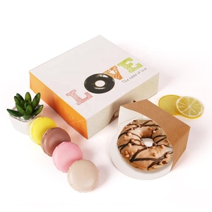 Thực Phẩm Lấy Đi Hộp Giấy Donut Bao Bì Hộp In Giấy Khoai Tây Chiên Hình Nón - Product Image 2