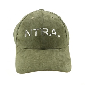 2021 Green Custom Blank Baseball Cap <b>Hats</b> Suede - Product Image 2