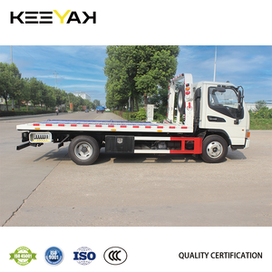 Nouveau camion de dépannage à <span class=keywords><strong>plateau</strong></span> plat JAC 4x2, normes d'émission EURO 5, camion de dépannage pour l'élimination des obstacles sur la route - Product Image 4