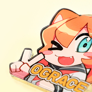 Spille in Acrilico Trasparente Personalizzate Vograce, Crea le Tue Spille in Stile <span class=keywords><strong>Anime</strong></span> con Stampa Integrale - Product Image 3