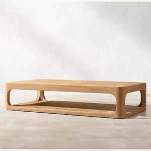 Mesa de Jardín de Alta Calidad para Exteriores, Mesa de Centro de Madera Maciza para Patio, Nueva Mesa Rectangular para Exteriores - Product Image 4