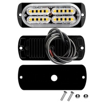 Feux de signalisation à LED stroboscopiques DC 12V 20SMD, lampe clignotante latérale pour voiture, feux de signalisation d'urgence, balises de circulation automobile