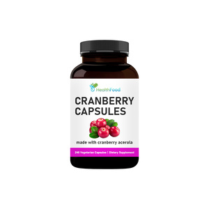 Best Seller Cranberry Capsules with Acerola Cranberry Extract Helps Cleanse the Bladder Support Immune Function Cranberry - Product Image 1