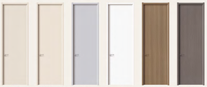 Puertas Interiores Modernas de Diseño Impermeable y Resistentes al Fuego, Material <span class=keywords><strong>MDF</strong></span>/WPC para Uso en Almacenes, Cocinas, Hoteles, Hospitales y Dormitorios - Product Image 4