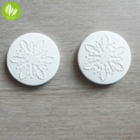 Diffuseur d'arômes écologique en forme de flocon de neige, fait main, style européen, galets parfumés pour huiles essentielles