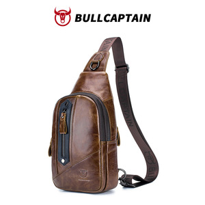Sac à bandoulière vintage BULLCAPTAIN, nouveau sac à main pour homme, sac de travail, sac fourre-tout, sac de poitrine, OEM ODM - Product Image 1