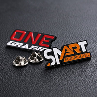Épinglette en alliage de zinc chaud, logo de marque 2D/3D, lettre personnalisée, épinglette en émail pour promotion de marque et cadeau d'entreprise